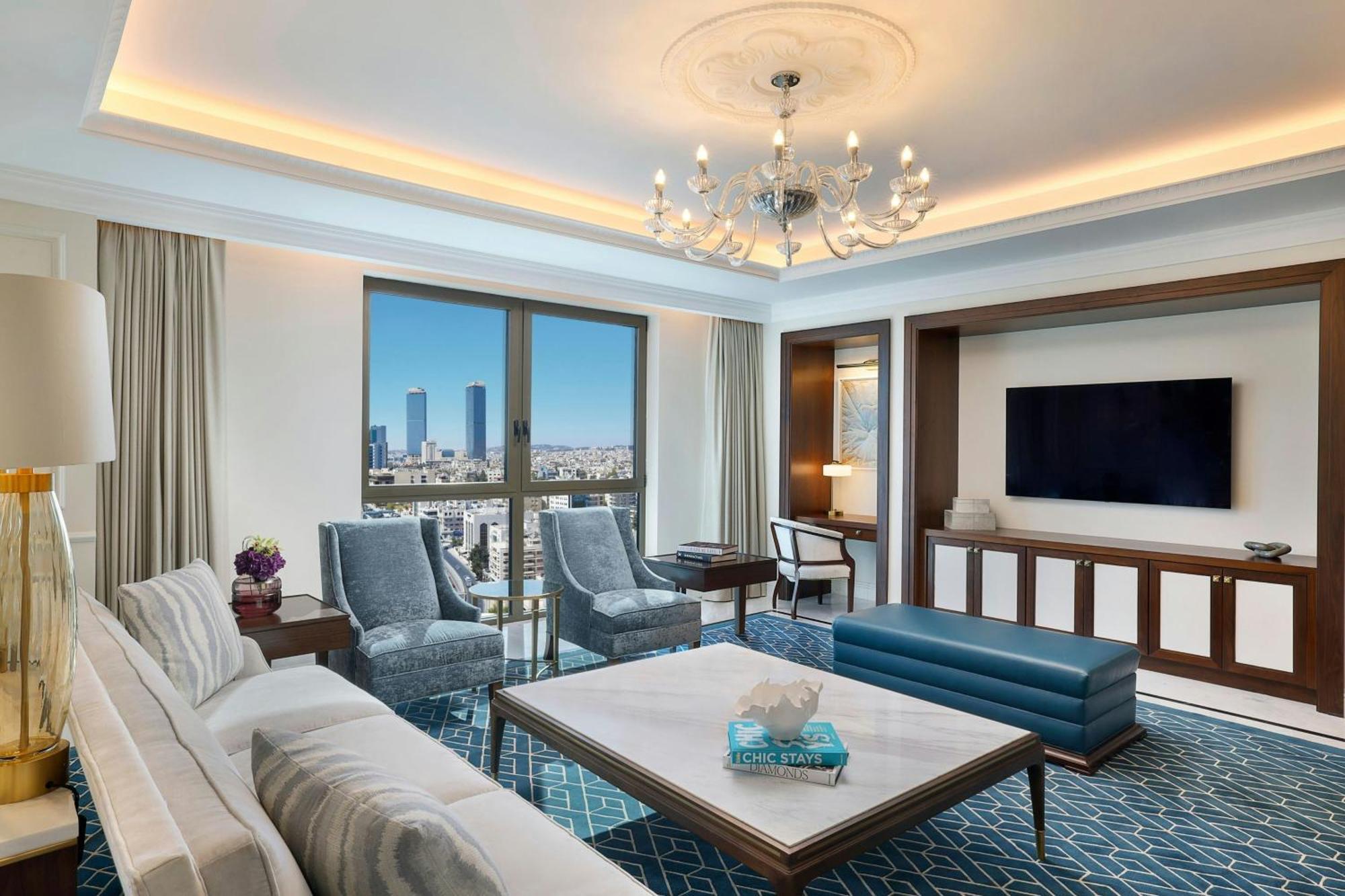 The Ritz-Carlton, Amman Hotel Exterior foto A suite at the hotel