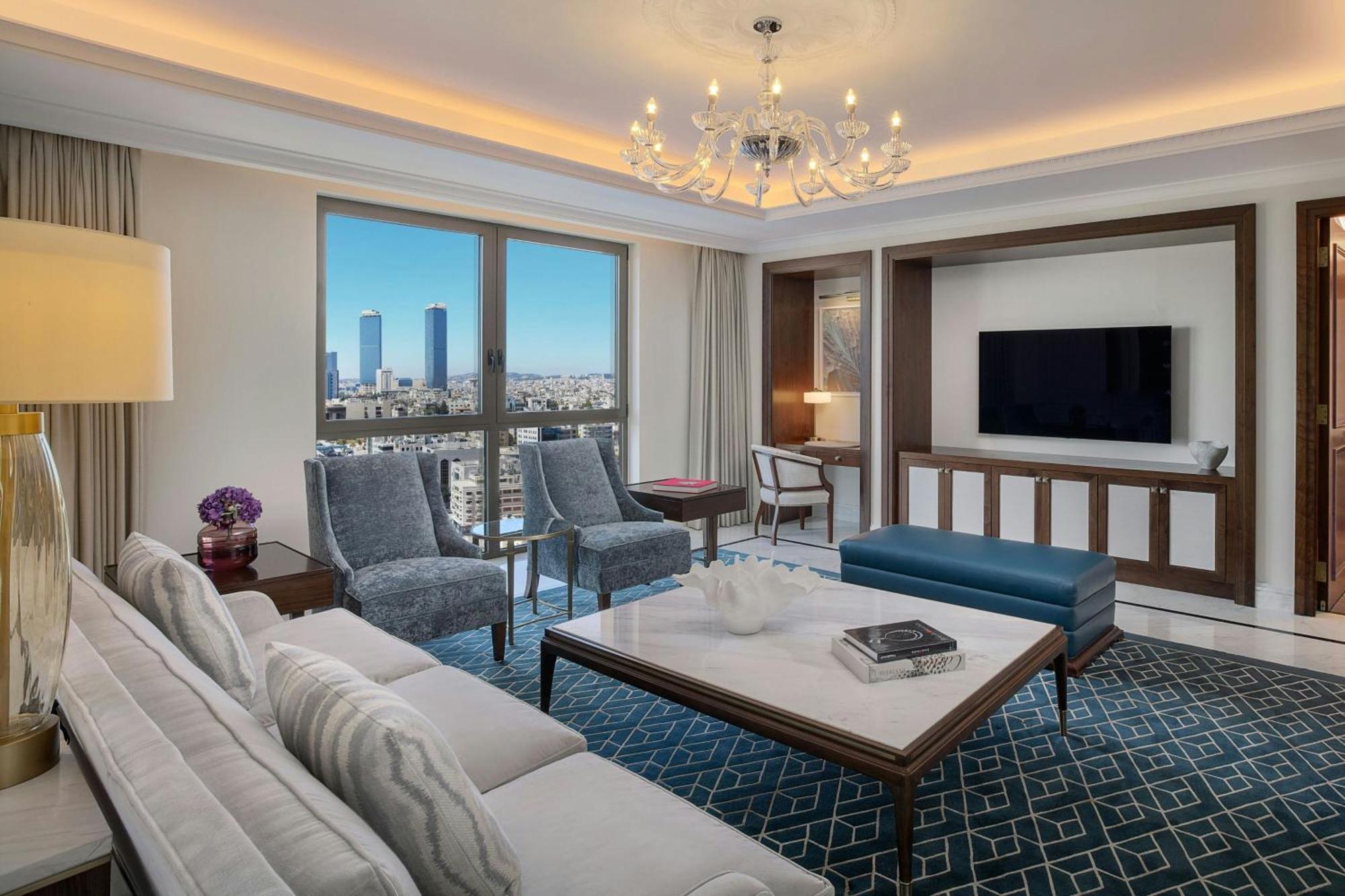 The Ritz-Carlton, Amman Hotel Exterior foto A suite at the hotel