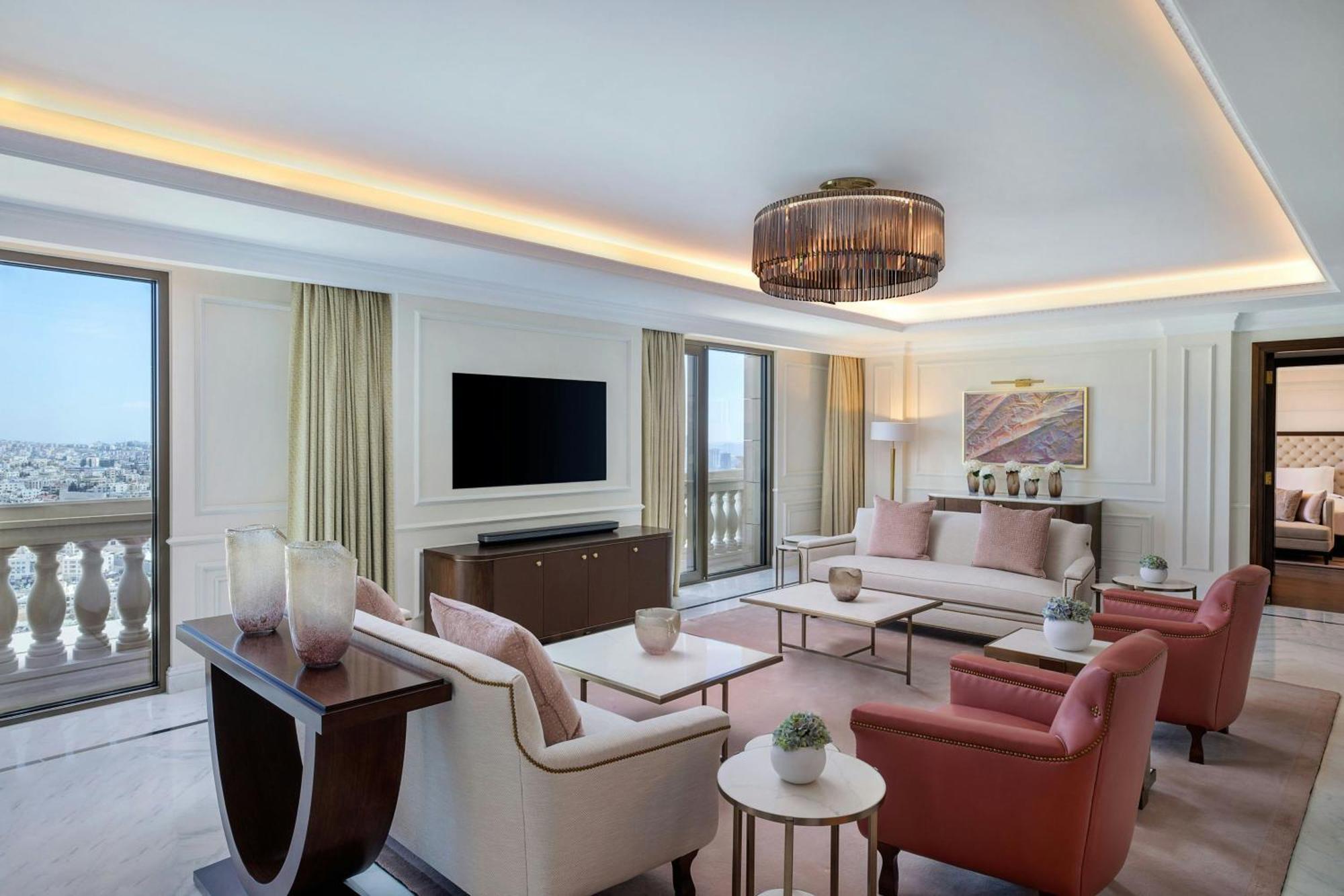 The Ritz-Carlton, Amman Hotel Exterior foto A suite at the hotel